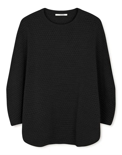 Sibin Linnebjerg - Adi Poncho - Black
